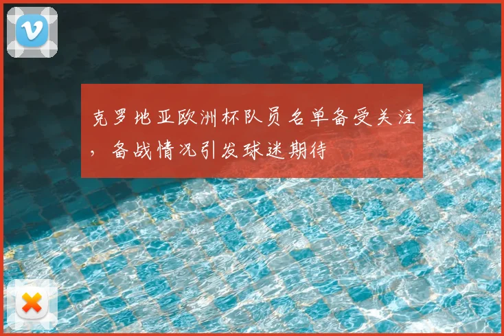 克罗地亚欧洲杯队员名单备受关注,备战情况引发球迷期待