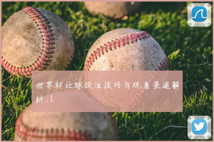 世界杯让球投注技巧与观看渠道解析_1